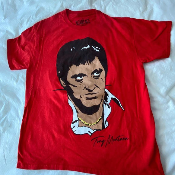 Other - Scarface red cotton t shirt- NWOT